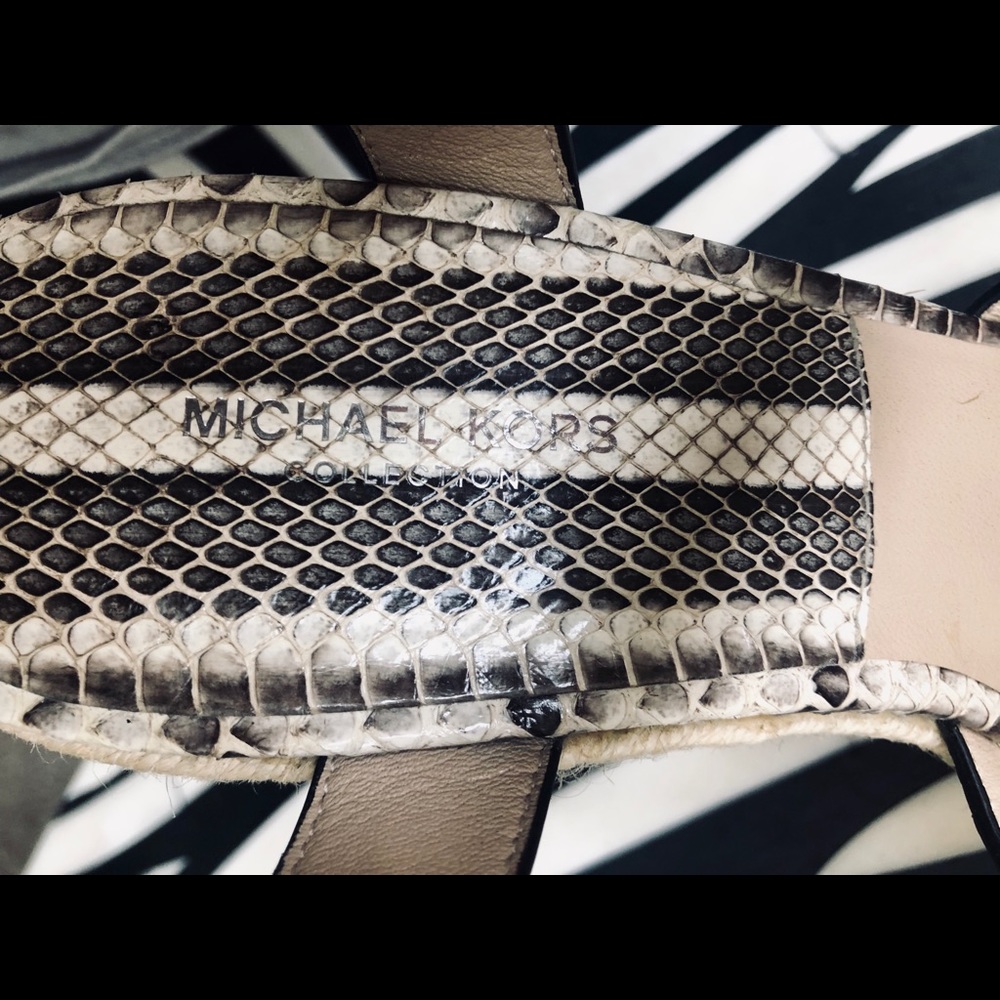 Genuine Python Espadrille Michael Kors Collection… - image 3